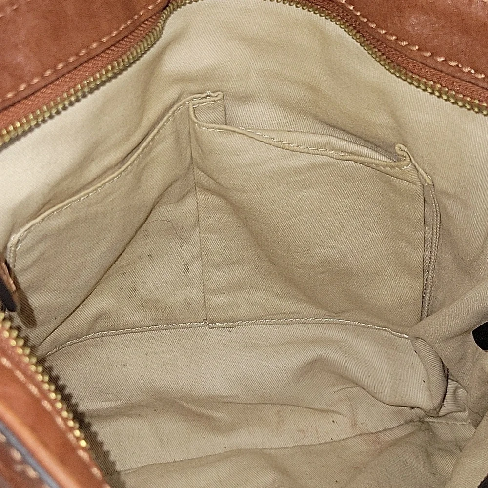 Frye Classic Brown Leather Crossbody Bag